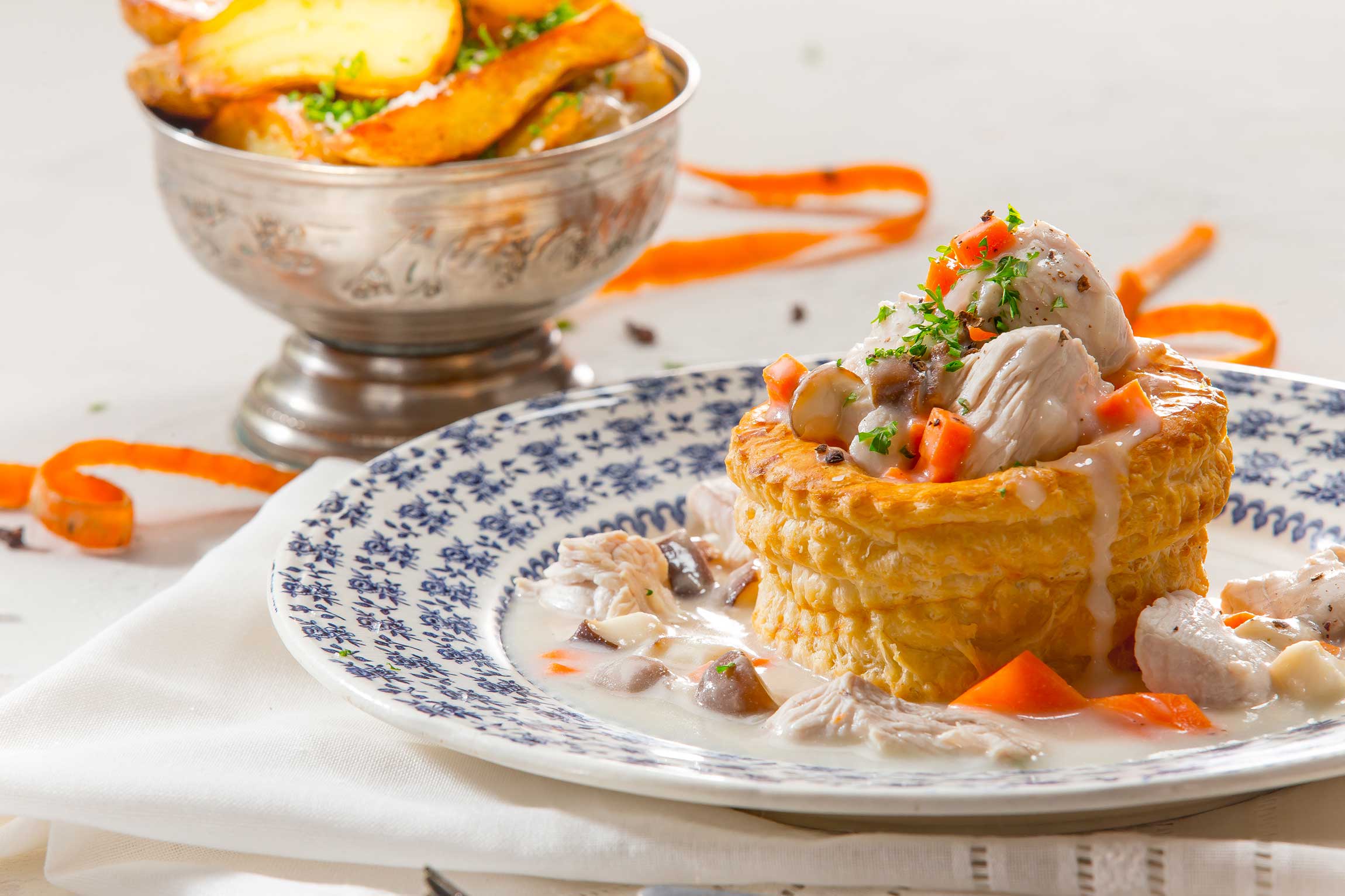 recette de bouchée à la reine maison steffen boucherie steffen artisans boucher luxembourg vol-au-vent