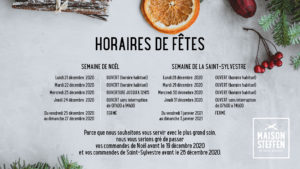 horaire de fetes noel nouvel maison steffen steinfort dudelange petange esch cents